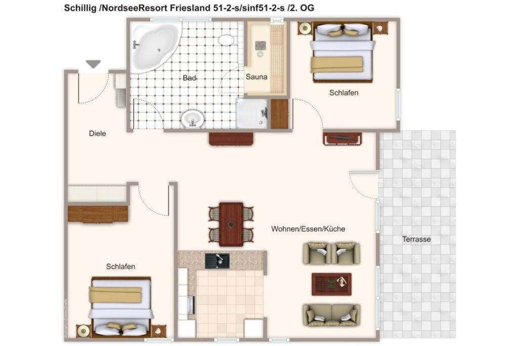 Nordseeresort Friesland Nordseeresort Friesland 51-2-S 西里格 外观 照片